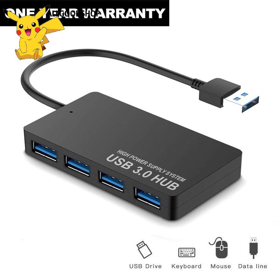 Hub USB 3.0 4 Cổng (Đen) - Bộ Chia USB 3.0 4 Port High Speed