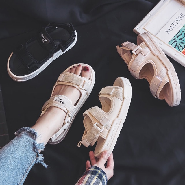CÓ SẴN Dép sandal hothit 2 quai ba màu ( dép nhỏ tăng 1 sz) [ HÀNG CHUYÊN BÁN SHOP ]