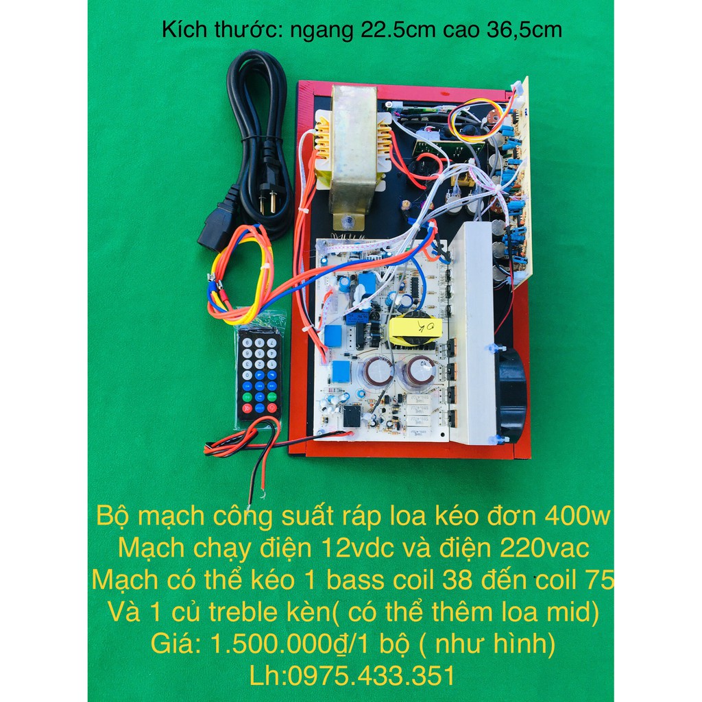 Combo loa kéo đơn 40 - công suất 400w