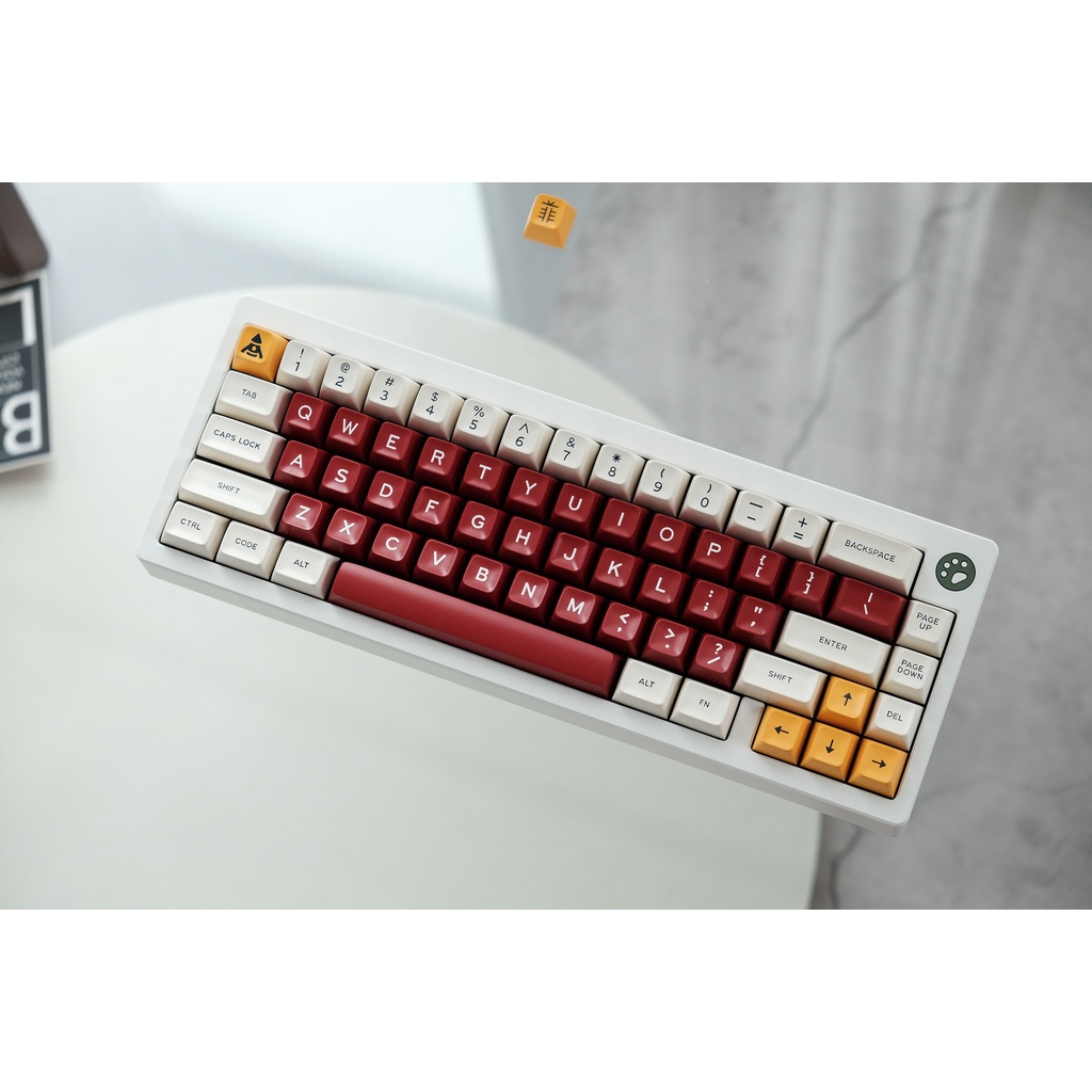 Keycap COMPOSITION AIFEI 478 nút bàn phím cơ Double Shot ABS SA