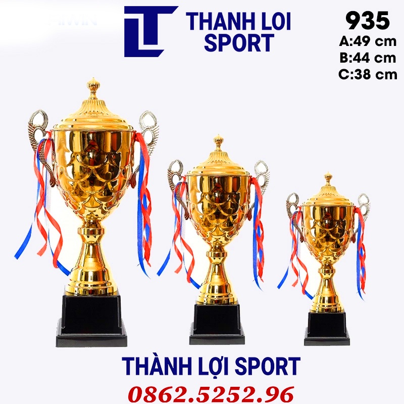 Cúp Thể thao lưu niệm MS935 kim loại Cao cấp