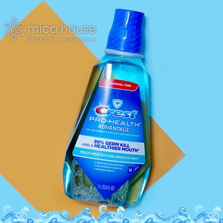 NƯỚC SÚC MIỆNG CREST ước súc miệng Crest 3D Pro Health Advantage