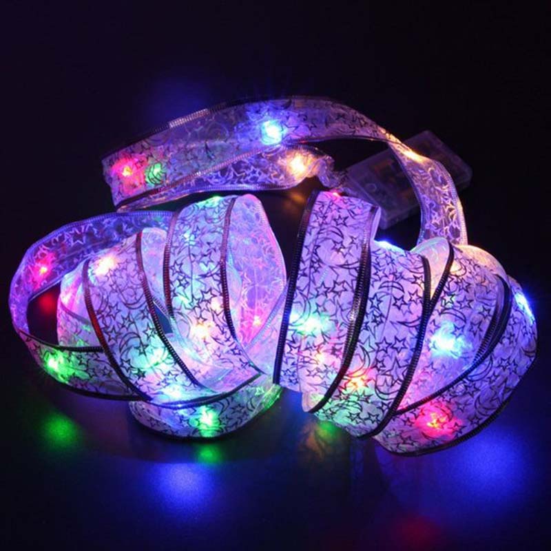 Dây đèn LED 40 bóng dài 4m chống thấm nước dùng trang trí cây thông Giáng Sinh