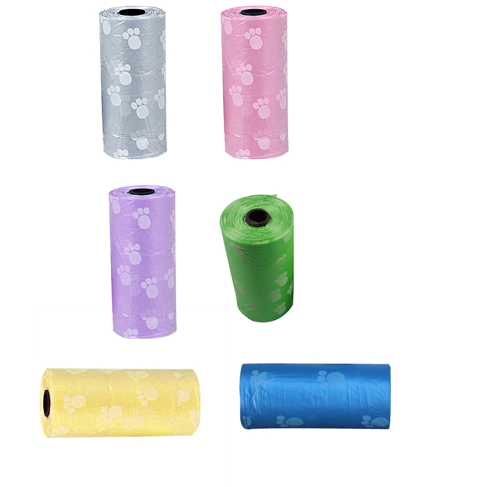 Cuộn túi rác dùng một lần nhiều màu sắc tùy chọn
