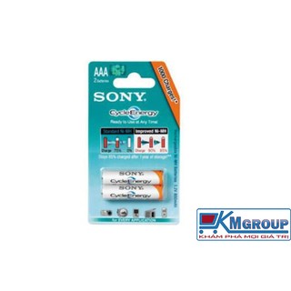 Vỉ 2 viên pin sạc AA chính hãng Sony - 14306