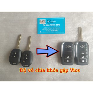Vỏ chìa khóa gập Toyota Vios 2015 - 2019 ( From Mới )