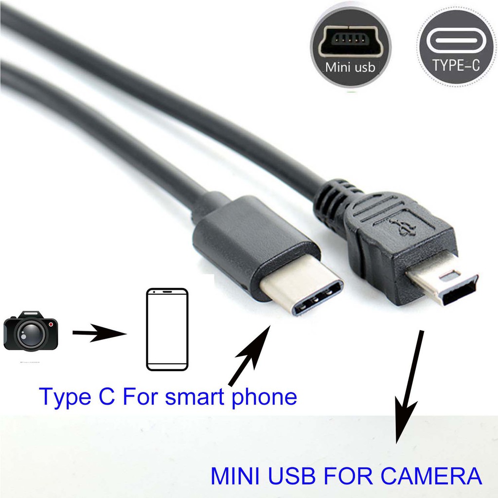Dây Cáp OTG Chuyển Đổi Cổng TYPE C Sang Cổng usb Cho JVC GZ-MG505US GZ-MG50US GZ-MG555 GZ-MG55US