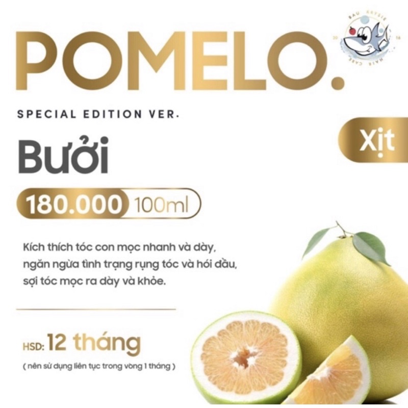 Pro Pomelo - Xịt Bưởi Kích Mọc Tóc Nhanh Dài Và Dày