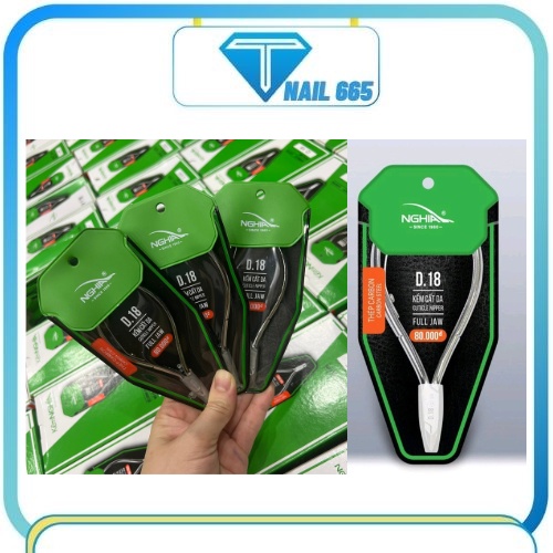 Kềm Nghĩa D18 , Kìm cắt da bấm móng tay chân giả nail chính hãng sắc bén