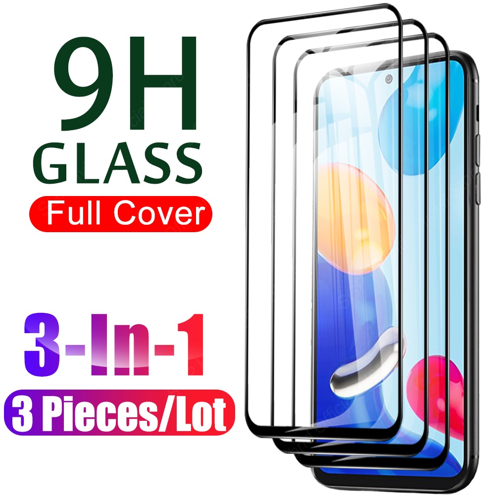 Set 3 Kính Cường Lực Bảo Vệ Toàn Màn Hình Cho Xiaomi Redmi Note 11S 11Pro 11 Pro Plus 11T 5G on note11 s