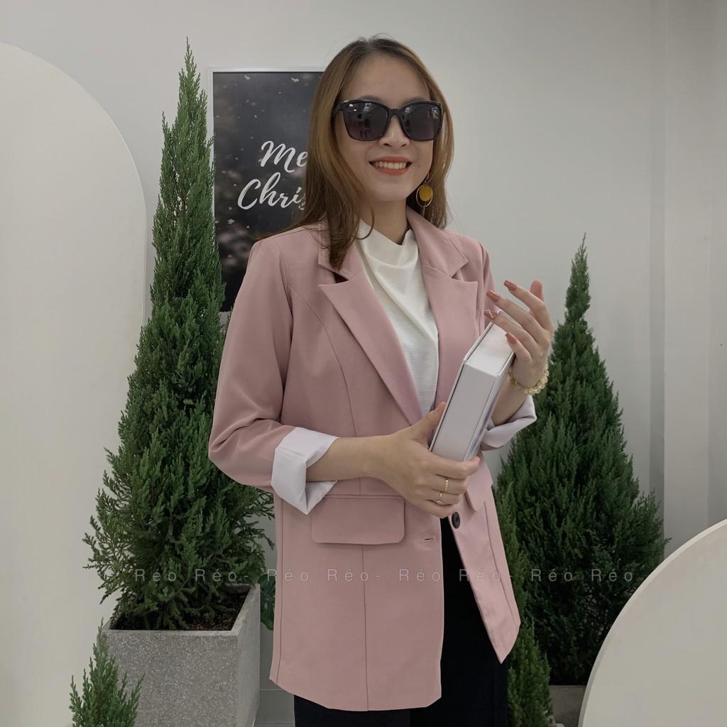 Áo blazer 2 lớp trẻ trung, Sang Trọng, Chất dày dặn, đa phong cách, kết hợp Jeans, short, Đầm váy vô cùng dễ dàng | BigBuy360 - bigbuy360.vn