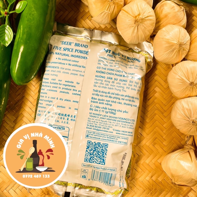 BỘT NGŨ VỊ HƯƠNG VIỆT ẤN HIỆU CON NAI ĐÓNG GÓI 100GR- 500GR