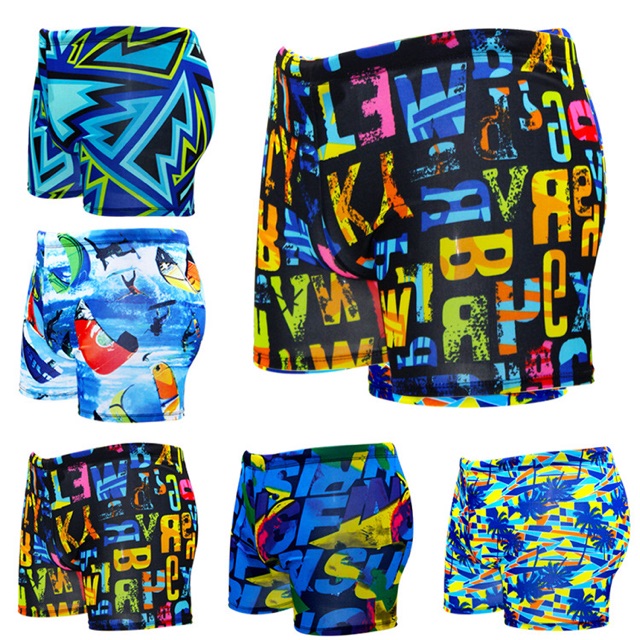 [GIÁ SỐC] Quần Bơi Nam In Hoạ Tiết Vải Thun Co Giãn Tốt Mỏng Nhẹ Mau Khô Đủ Size - Lucky Girl shop | BigBuy360 - bigbuy360.vn
