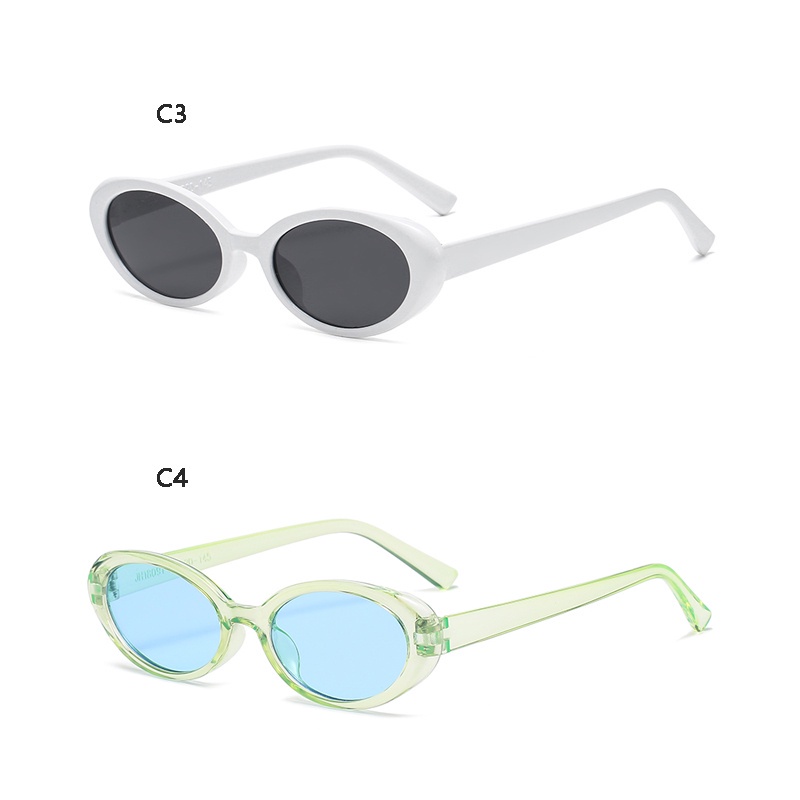 Kính Mát Gọng Oval Thời Trang Hàn Quốc Cá Tính Cho Nam Nữ