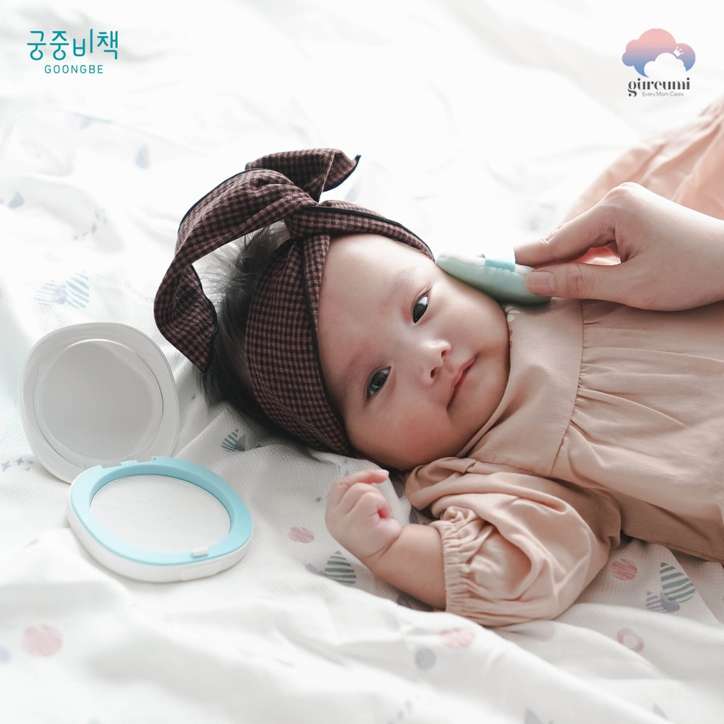 Phấn phủ kiềm dầu Hàn Quốc GOONGBE, dạng nén mịn da không kích ứng cho da nhạy cảm 25g | BigBuy360 - bigbuy360.vn