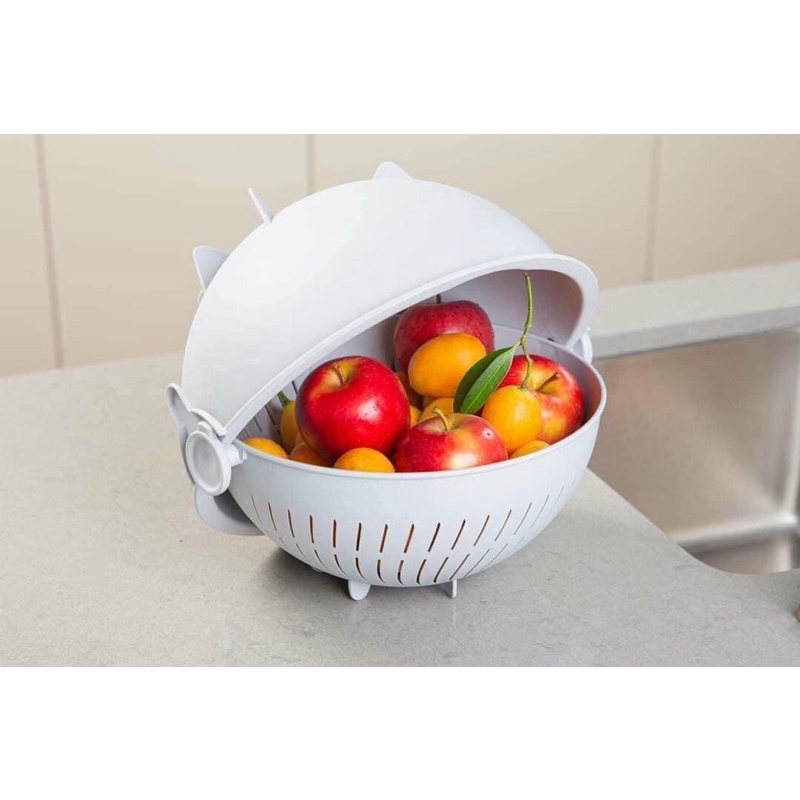 Bộ thau gổ xoay đa năng YoKo 28cm(Hàng siêu thị )
