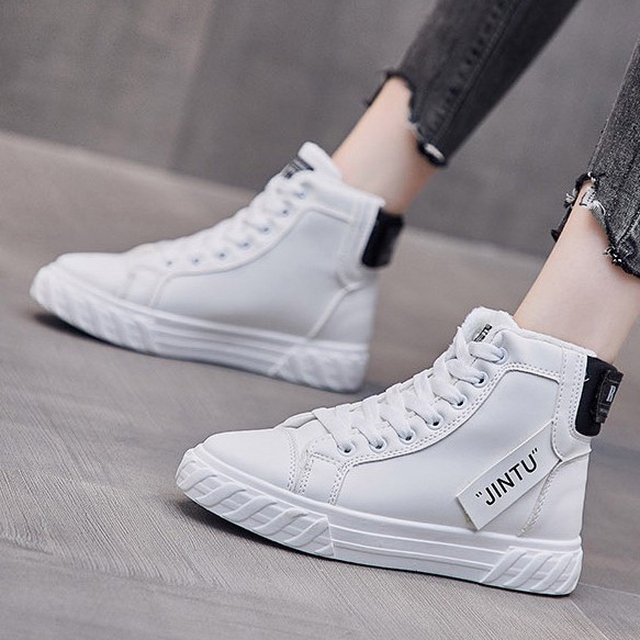 Giày Thể Thao Nữ [FREESHIP] Giày nữ - Giày sneaker đế bằng tăng chiều cao xinh xắn - D2 | BigBuy360 - bigbuy360.vn