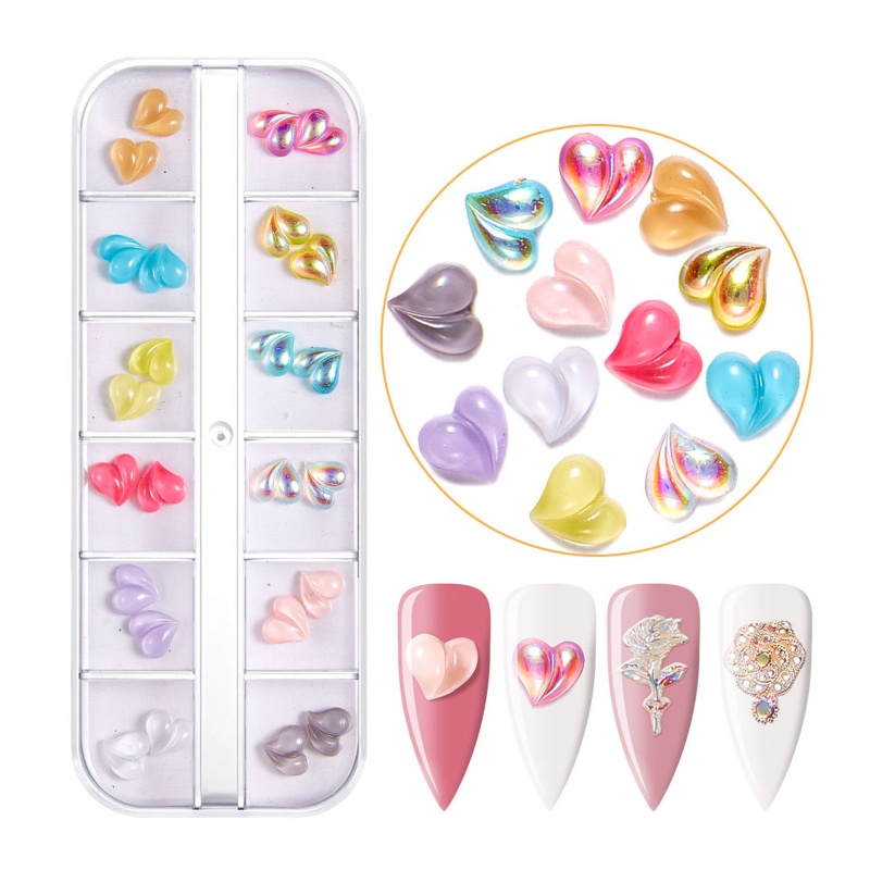 Hạt Đá 3D Dùng Trang Trí Móng Tay Nghệ Thuật