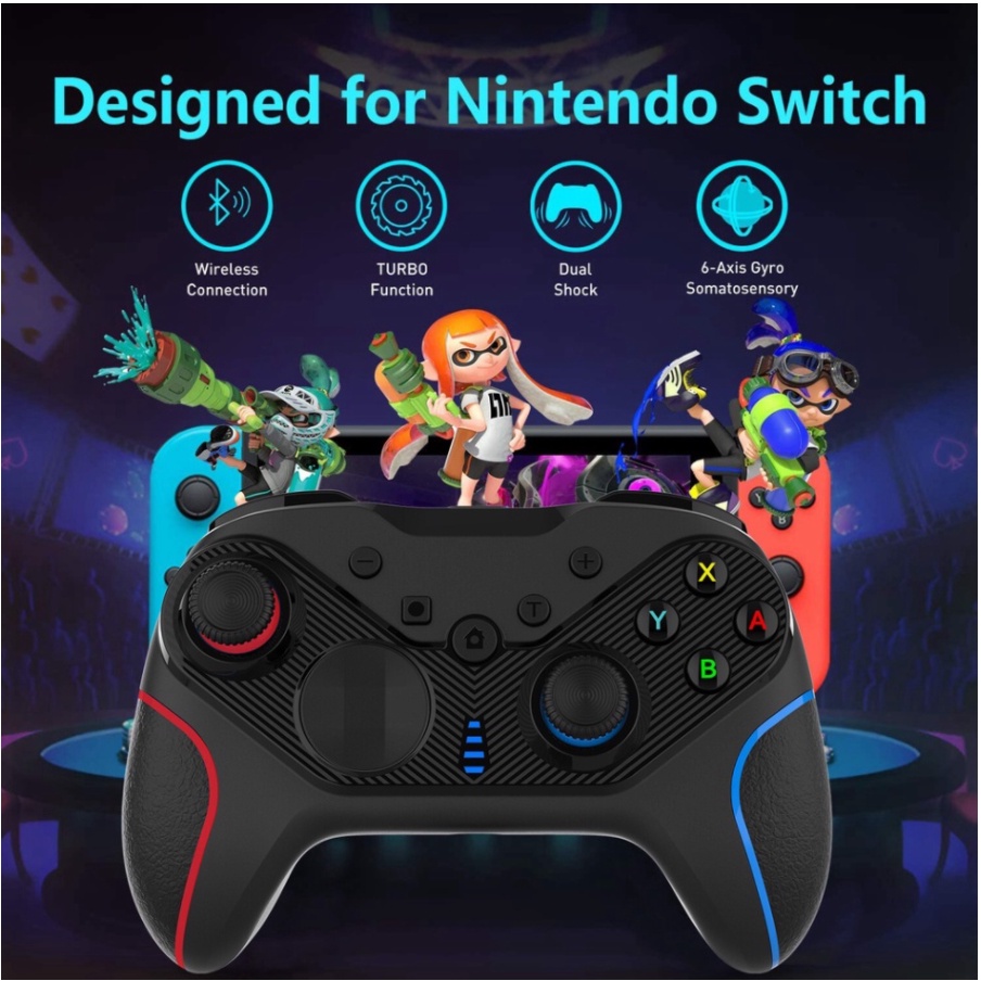 ⚡️Hà Nội⚡️ Tay Cầm Chơi Game Bluetooth Nintendo Switch S818 cho Android / ios / PC / PS Bảo Hành 12 Tháng