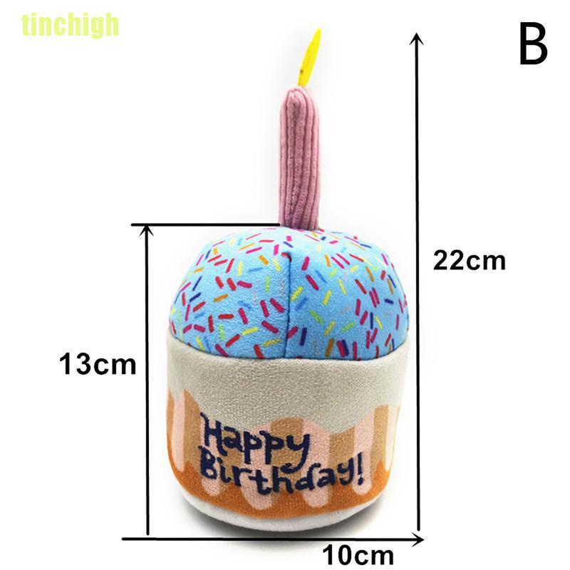 Đồ Chơi Nhồi Bông Hình Bánh Sinh Nhật Dễ Thương