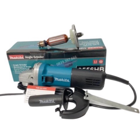 Máy mài, máy cắt cầm tay Makita 9556HB công suất lớn 840W,lõi đồng dùng cho việc cắt góc Hàng Loại 1