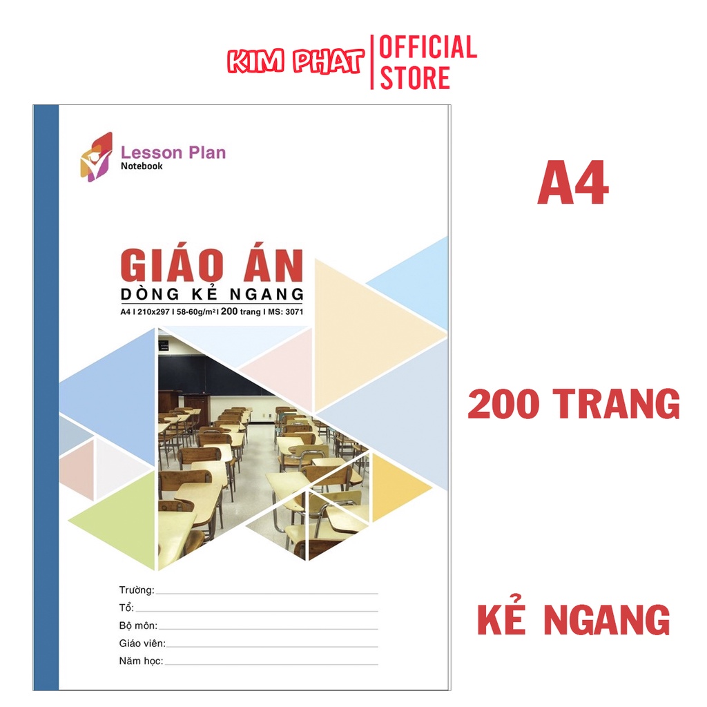 Sổ giáo án A4 200 Trang Hải Tiến 3071