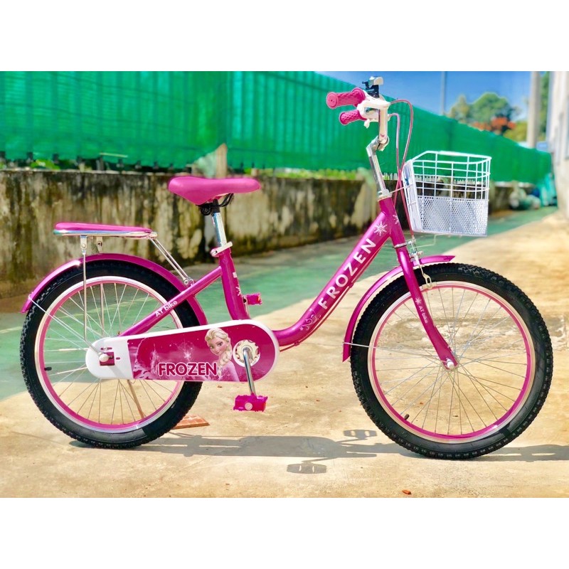 XE ĐẠP BÉ GÁI 20 INH cho bé 8-11 tuổi cao cấp khung thép
