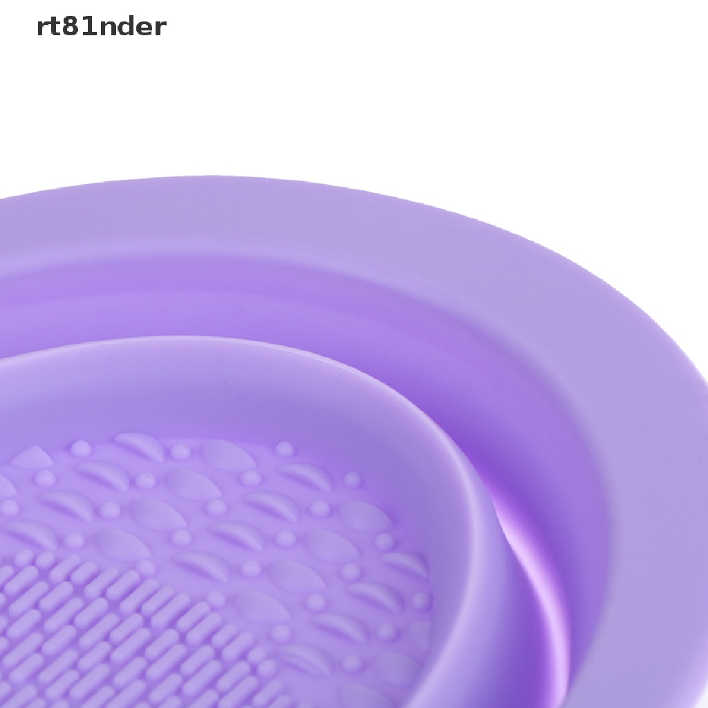 Dụng Cụ Silicone Vệ Sinh Cọ Trang Điểm Gấp Gọn Tiện Lợi