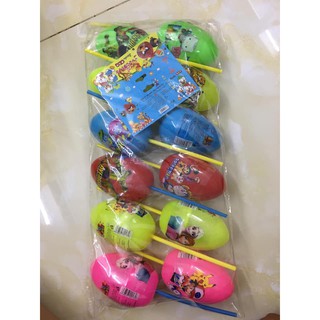 trứng đồ chơi có que cắm vỉ 10 quả