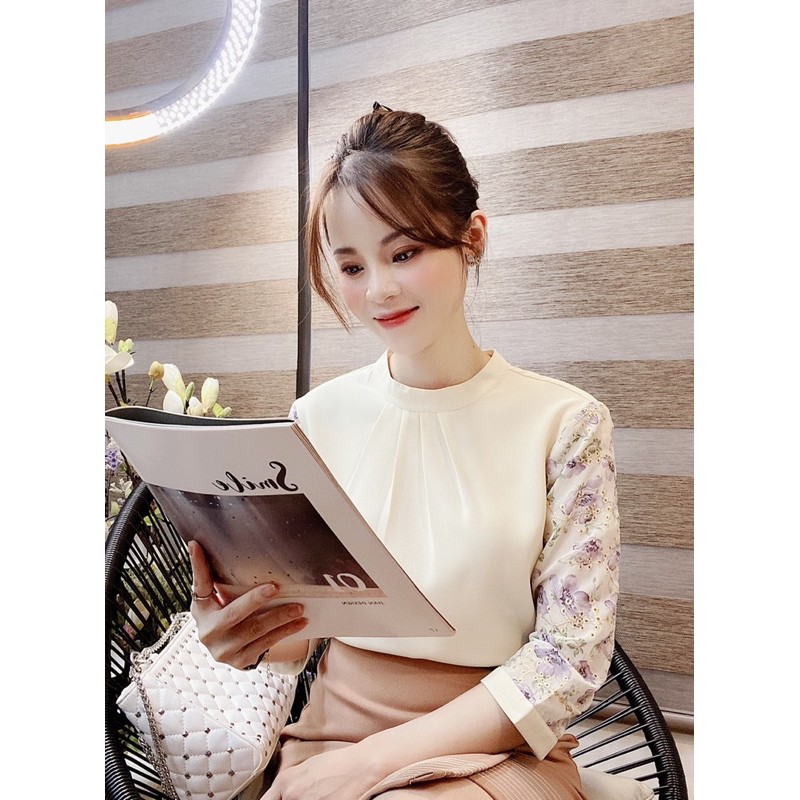 [BÁN BUÔN&amp;LẺ] Áo kiểu nữ - công sở hay quà tặng đều đẹp - dễ phối với chân váy hoặc quần tây - quần jean - kaki - GEM.VN