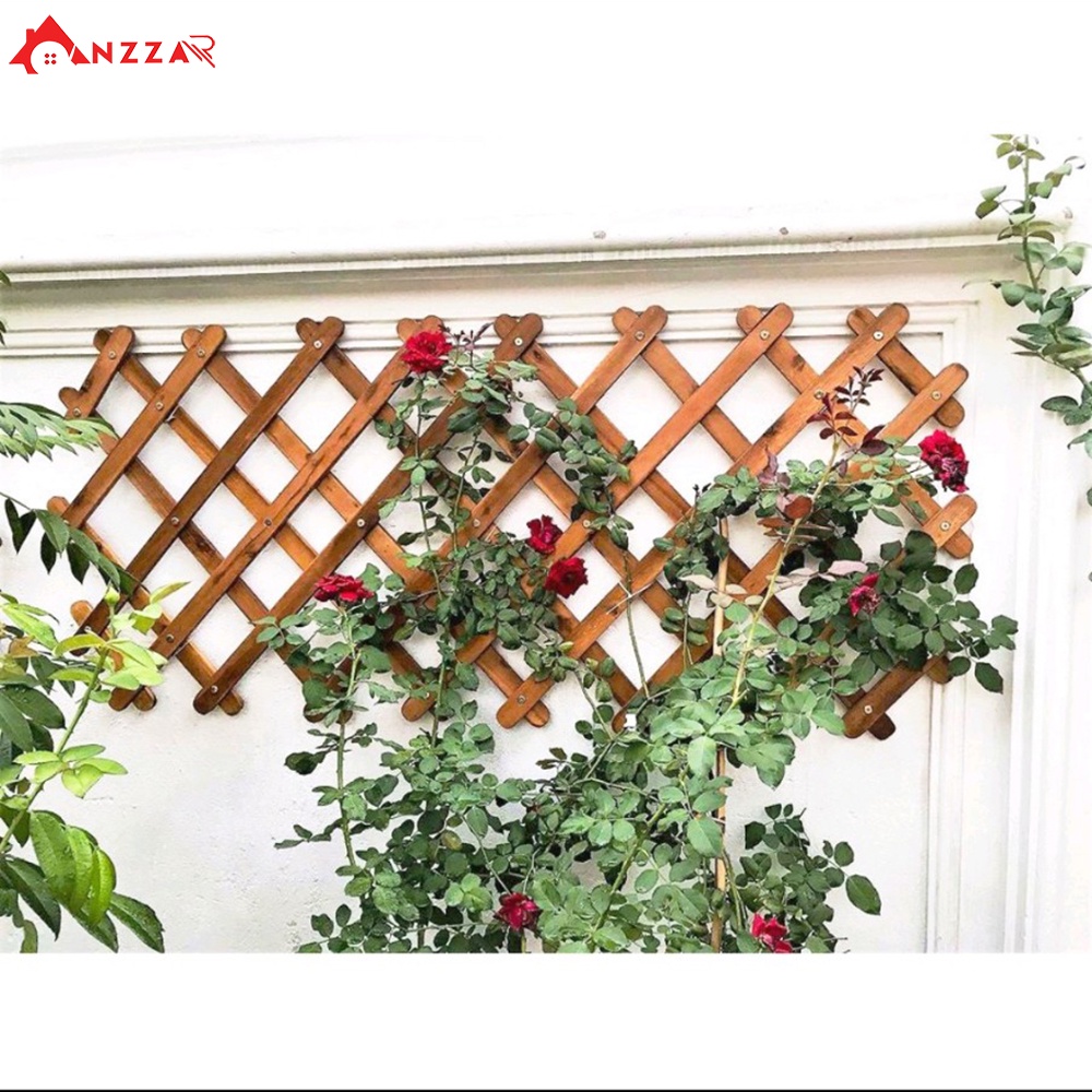 Giá treo cây cảnh ban công, kệ để cây, hoa trang trí ban công điều chỉnh kích thước gập gọn Flowermini GC-10