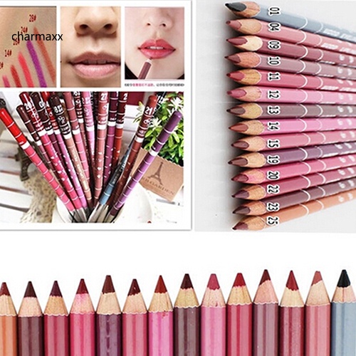 Set 12 chì kẻ viền môi chuyên nghiệp 15cm màu đẹp chống nước
 | BigBuy360 - bigbuy360.vn