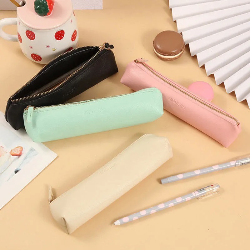 Túi Đựng Bút Bằng Da PU Kiểu Dáng Đáng Yêu