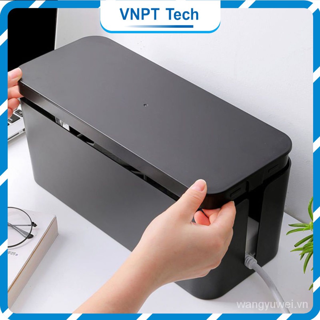 Hộp Đựng Ổ Điện, Hộp Nhựa ABS Đựng Ổ Cắm Điện An Toàn Chống Cháy Nổ Sang Trọng Đa Năng Tiện Ích