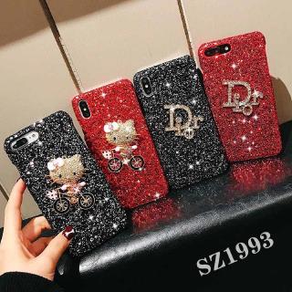 OPPO A9 2020 A5 2020 Reno2 Realme 3 3Pro 5 5Pro Vivo V17Pro Fashion Hello Kitty Glitter Phone Case