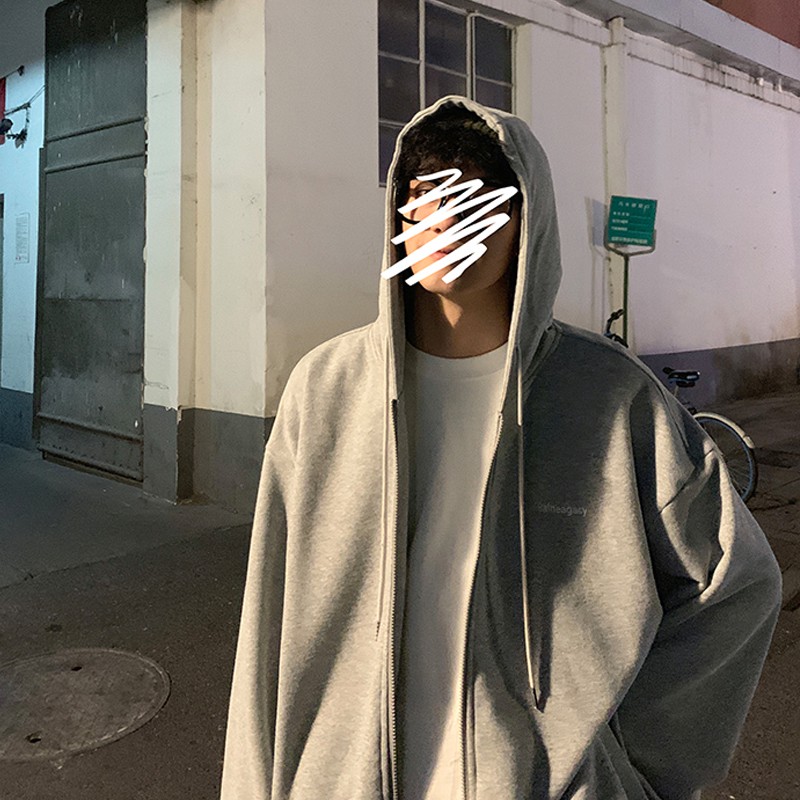 Áo khoác mũ trùm dài tay thời trang cho nam | BigBuy360 - bigbuy360.vn