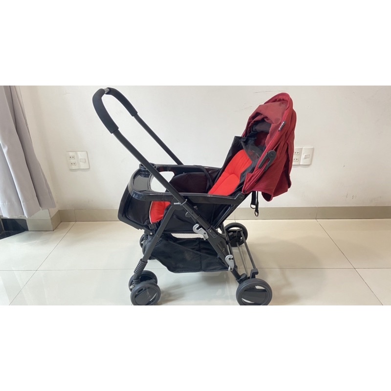 xe đẩy seebaby T11A màu đỏ
