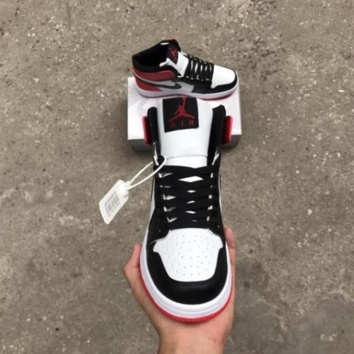 Giày sneaker Jordan 1 cao cổ đỏ đen OG Bred toe thời trang nam nữ loại đẹp 2021 tặng kèm full box bull PK19_Store | BigBuy360 - bigbuy360.vn