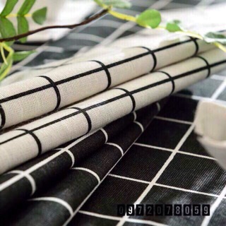 Combo thảm vải caro, thảm giả gỗ sỉ