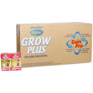Sữa Bột Pha Sẵn Grow Plus đỏ 110ml Vinamilk date mới nhất