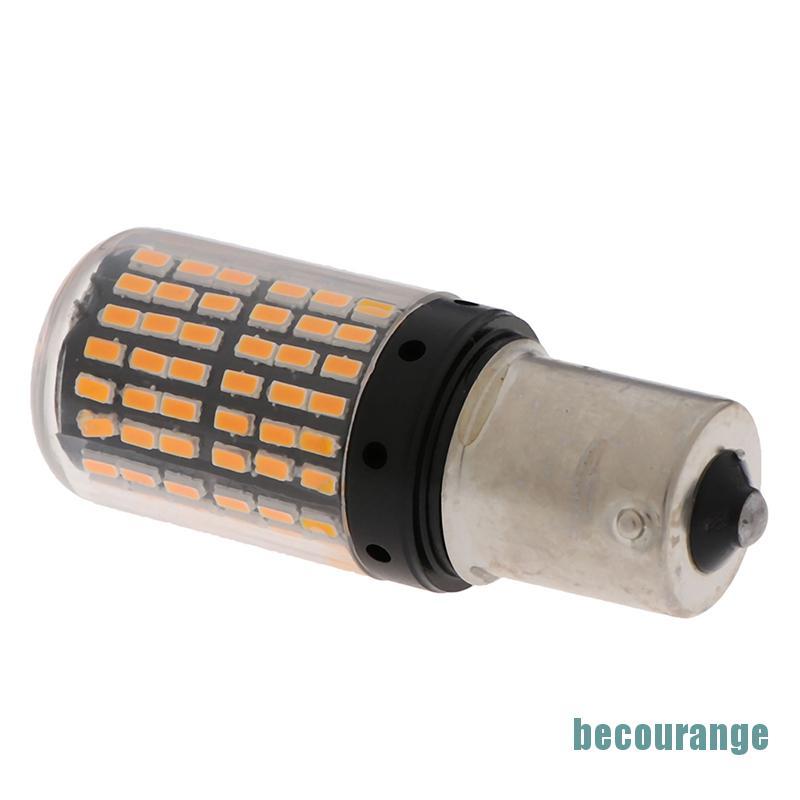 1 Đèn Led Vàng 1156 1095 1141 P21W Ba15S 7506 Led 3014 Chất Lượng Cao