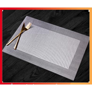 Tấm lót bàn ăn/Placemat cách nhiệt, chống trơn trượt cao cấp, size chữ nhật [LÓT BÀN ĂN]