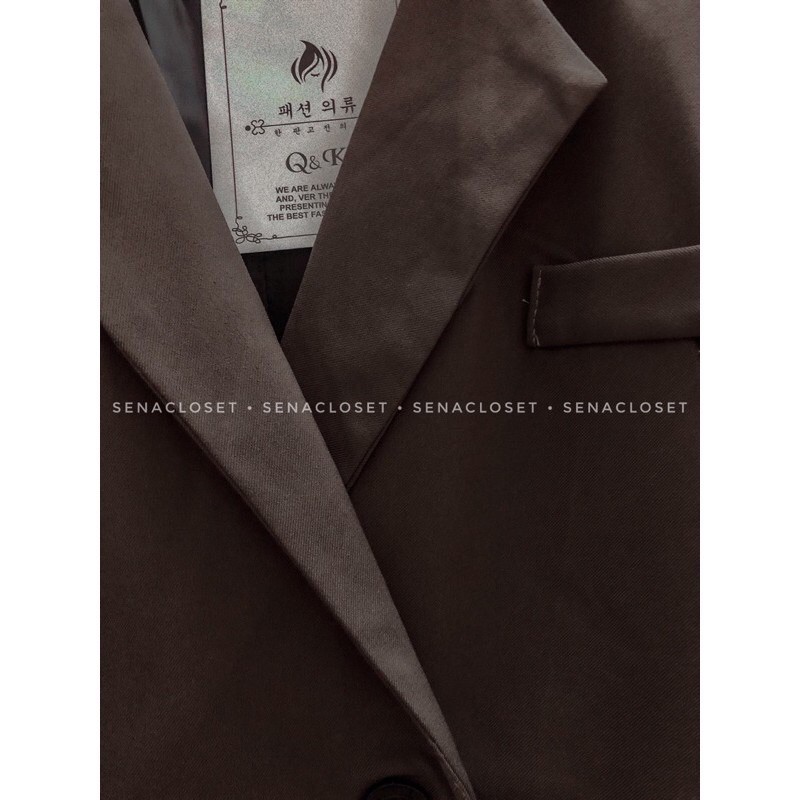 ÁO VEST / BLAZER 2 LƠP FORM DÀI STYLE ULZZANG (Ảnh thật/ Video) | BigBuy360 - bigbuy360.vn