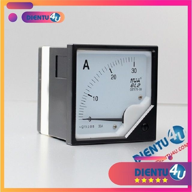 Ampe Kế Kim AC Đo Dòng Điện Xoay Chiều 6L2 1A 2A 5A 10A 30A