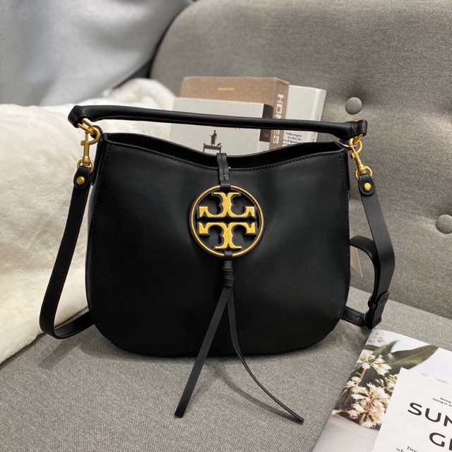 TÚI TORY MILLER METAL LOGO MINI HOBO