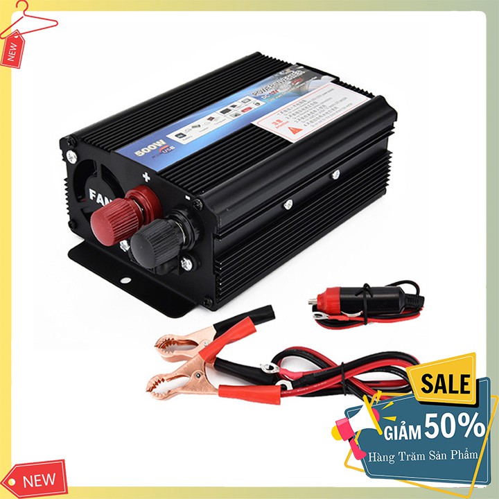 Bộ kích điện ắc quy 12V lên 220V 500W INVERTER