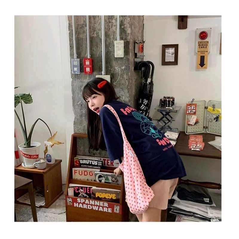 Set bộ tay lỡ quần đùi kaki in chữ FRIEND INDEED mềm mịn form thụng dành cho nữ Nhungkudostore