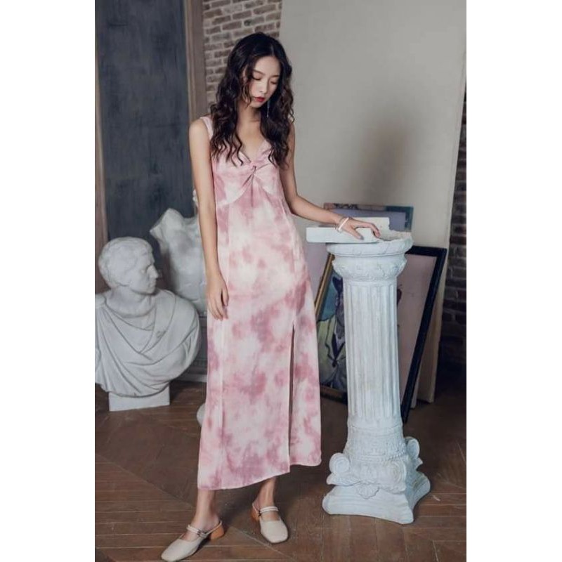 Đầm lụa midi ZR