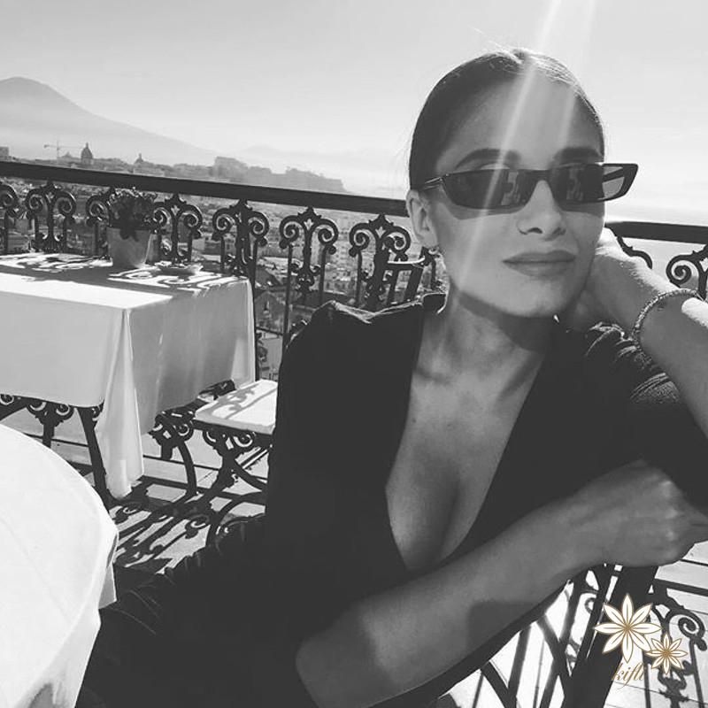 【Kifli】Kính Mát Phong Cách Âu Mỹ Cổ Điển Với Cùng Đoạn Văn