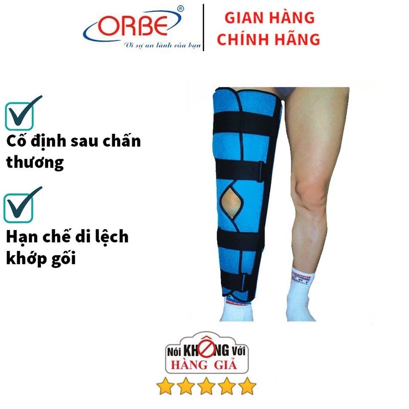 ❤ Đai nẹp gối nẹp đùi hỗ trợ cố định đầu gối cẳng chân H3 ORBE Nẹp gối H3 OLEGO Orbe